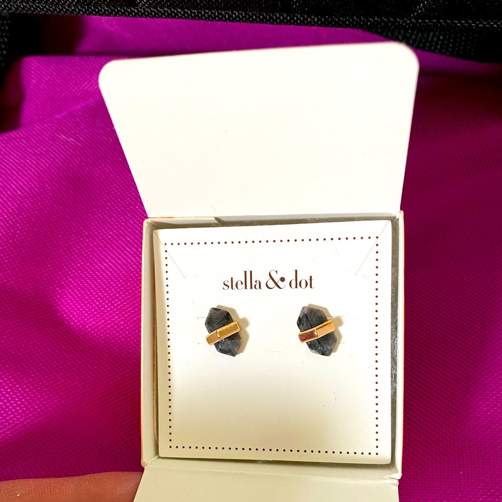 Stella & Dot “Rebel stud” Earrings